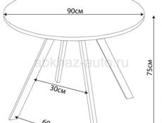 Стол и стулья НОВЫЕ