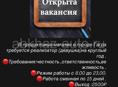 Требуется реализатор в продуктовый магазин 