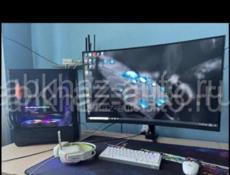 Мощный компьютер игровой, полный комплект 