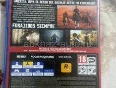 Продаю диск на пс 4/5 red dead redemption 2 цена 1500