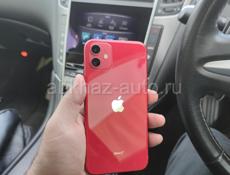 11 128gb🔋100% Черный ,Белый , Красный 
