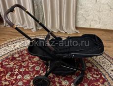 Коляска 2в1 Carrelo Epica черная ( подходит как для девочки, так и для мальчика)
