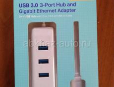 Сетевая карта + USB3.0 хаб и Гигабитный Свитч на 8 портов