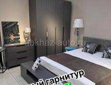 🆘Акция спальный гарнитур 🆘 кровать мягкая 160/200с шкаф 4д, комод и две тумбы ❗️