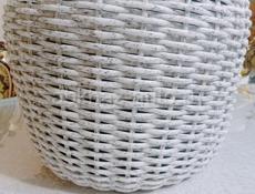 Кашпо из ротанга 