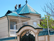 Покраска и реставрация крыш и фасадов 