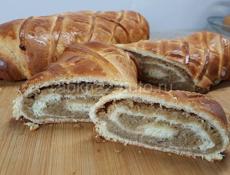 Пасхи, рулеты с орехом 