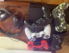 PS4 слим вместе с рулём