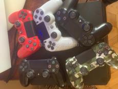 PS4 слим вместе с рулём