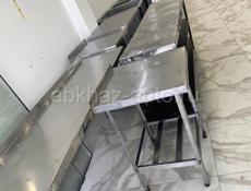 Столы из нержавейки и раковины 
