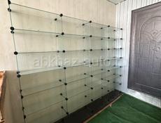 Стеллаж полностью стеклянный 