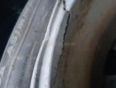 Продаю 4 колеса 1 диск битый резина новая 