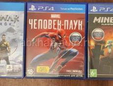 Playstation 4 pro; 2 джойстика + 3 диска
