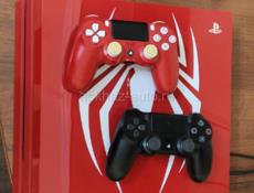 Playstation 4 pro; 2 джойстика + 3 диска