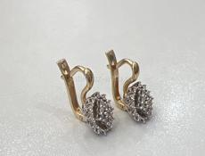 Серьги с бриллиантами 