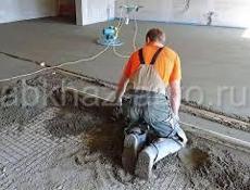 Стяжка полу сухая