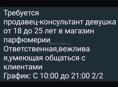 Продавец консультант 