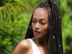 Афрокосички плетение afro pigtails место мастера в аренду 