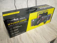 4 в одном. Проводной игровой набор AlterAcs KMHP001-GLC: Мышь M006-GLC, клавиатура K004-GLC, наушники CH-210GM/CH-101GM и коврик 