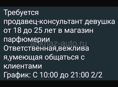 Продавец консультант 