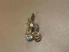 Продажа серёжек. Российское золото, 585проба.