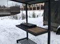 Профессиональный мангал с крышей