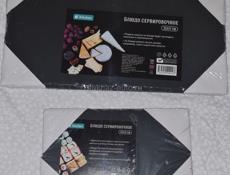 ( посуда )Блюдо сервировочное из сланца 