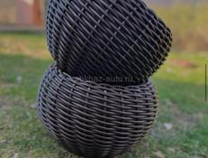 Кашпо из ротанга 
