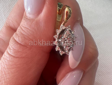Серьги  с бриллиантами 