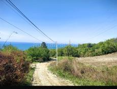 Участок 10 соток с. Псырдзха с видом на море 