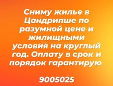 Квартиру дом на круглый год Цандрипш