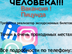 Требуется реализатор экскурсионных билетов