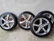 Литые диски + шины 245/45 R20
