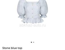 Продается Элегантный топ в винтажом стиле ab’itu (Stone Blue Top)
