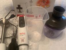 Блендер погружной Tefal  в своей коробке с инструкцией 