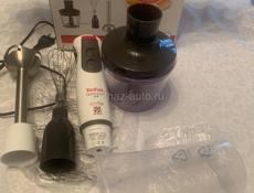 Блендер погружной Tefal  в своей коробке с инструкцией 