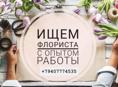 Ищем флориста с опытом работы!!!