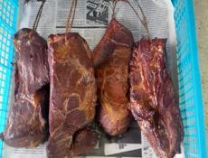 Капченая мясо рыба 