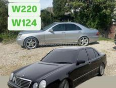 Передний бампер W220