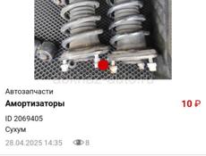 Амортизаторы в сборе 
