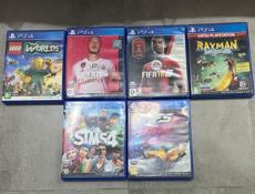 Продаются игровые диски на пс 4 
