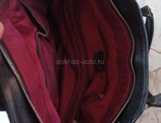 Сумка кожаная женская б/у в хорошем состоянии цена 4.000