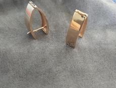 Серьги золотые 