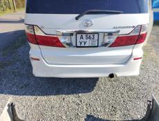 Бампер альфард