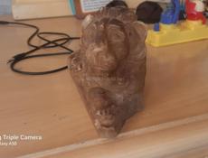 Продам статую льва из мыльного камня  китайские антикварит 