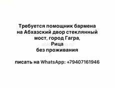ПОМОЩНИК БАРМЕНА 