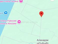 Участок 15 соток +15 соток  Алахадзы вторая береговая линия 