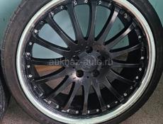 Разноширокие диски carlsson r 20, из японий, не битые, не варенные, не бют, покрышки  %70