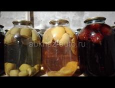 Кампоты из фейхо и сок мандарина