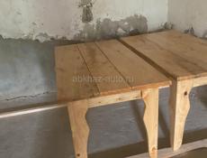 Столы ручной работы, (Белая сосна)